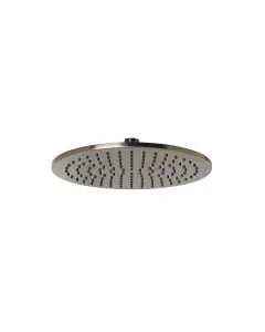 VOS 250mm Round Shower Head Brushed Black