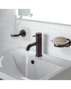 VOS Single Lever Basin Mixer Brushed Black