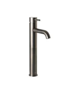 VOS Single Lever Tall Basin Mixer Brushed Black