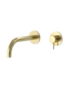 VOS Single Lever Wall Basin Mixer Brass