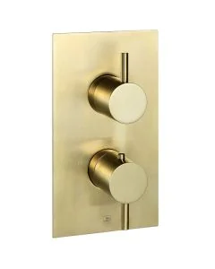 VOS 2 Way Thermostatic Shower Valve Brass