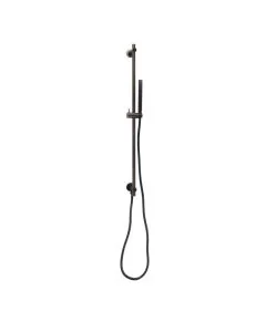 VOS Slide Rail Shower Kit Slim Handset Brushed Black