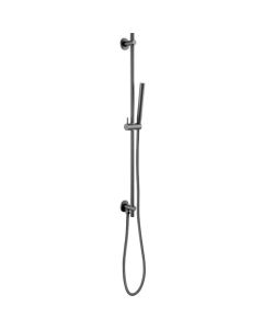 VOS Slide Rail Shower Kit Slim Handset Matt Black