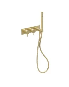 VOS 2 Way Shower Valve with Handset Brass
