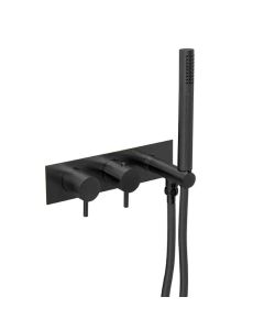 VOS 2 Way Shower Valve with Handset Matt Black