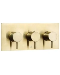 VOS 3 Lever 3 Way Horizontal Shower Valve Brass
