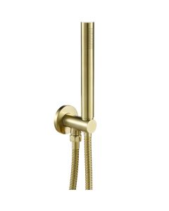 VOS Wall Outlet Slim Handset Shower Kit Brass