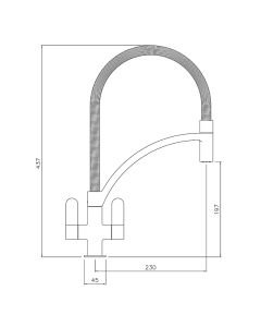 Abode Genio Monobloc Chrome AT2071
