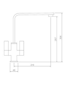 Abode Quantic Monobloc Chrome AT2070