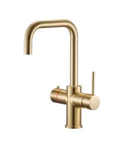 Acquapuro Monza 3-1 Instant Hot Water Tap Brushed Brass