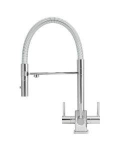 Aquila SQ 3 Lever Mixer Cold Filter Tap Chrome