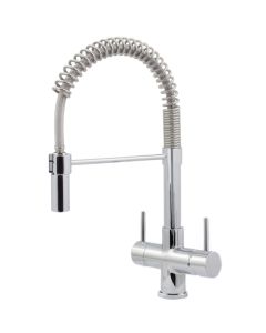 Milano 2 Lever Mixer And Cold Filter Tap Chrome