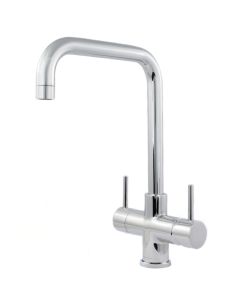 Monza 2 Lever Mixer And Cold Filter Tap Chrome