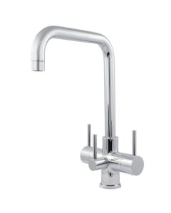 Monza 3 Lever Mixer And Cold Filter Tap Chrome