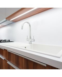 Verona 2 Lever Mixer And Cold Filter Tap Chrome