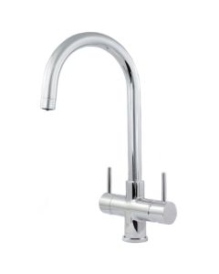 Verona 2 Lever Mixer And Cold Filter Tap Chrome