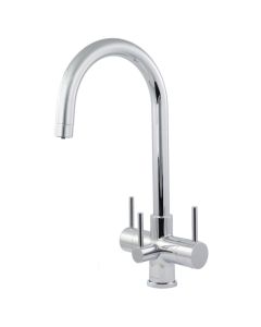 Verona 3 Lever Mixer And Cold Filter Tap Chrome