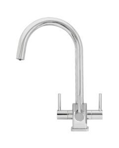 Verona SQ 3 Lever Mixer Cold Filter Tap Chrome