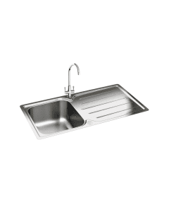 Carron Phoenix Adelphi 100 1 Bowl Inset Sink Stainless Steel