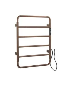 Aero 640 Electric Towel Rail Brushed Bronze