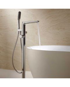 Allore Floor Thermostatic Bath Shower Mixer