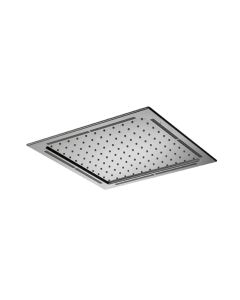 Aqualisa 365mm Square Flush Fit LED Metal Head