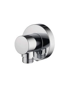 Aqualisa Push Fit Round Wall Outlet Elbow