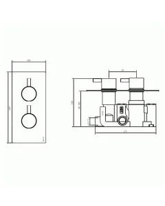 Arco 2 Knob 2 Way Concealed Pack 003