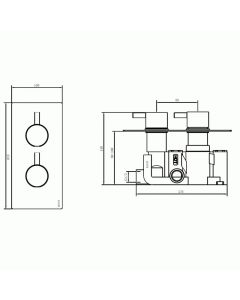 Arco Single Outlet Concealed Pack