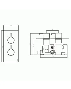 Arco Single Outlet Concealed Pack