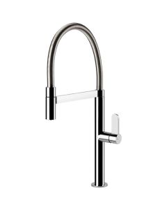 Helium Sink Mixer with Handshower Brushed Nickel