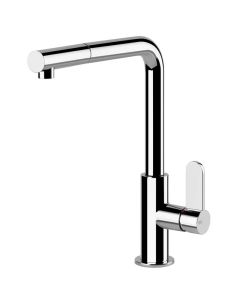 Aspire Mixer With Swivel L-Spout Pull Out Spray Brushed Nickel