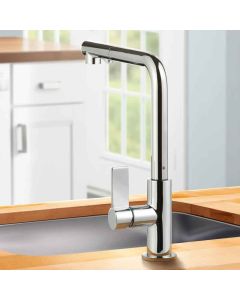 Auriga Kitchen Mixer Tap with Pull Out Spray Chrome