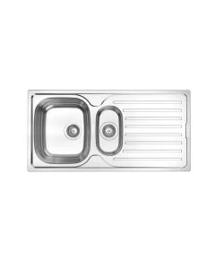Ava 1.5 Bowl and Drainer Stainless Steel