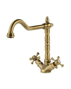 Baroc Crosshead Mixer Brushed Bronze