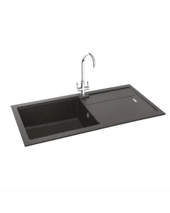 Carron Phoenix Bali 105 1 Bowl Inset Sink Onyx