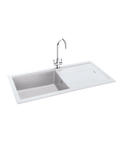 Carron Phoenix Bali 105 1 Bowl Inset Sink Polar White
