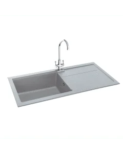 Carron Phoenix Bali 105 1 Bowl Inset Sink Stone Grey