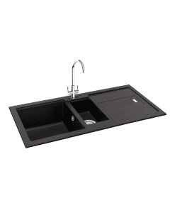Carron Phoenix Bali 150 1.5 Bowl Inset Sink Onyx