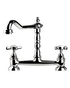 Baroc Bridge Sink Mixer Chrome