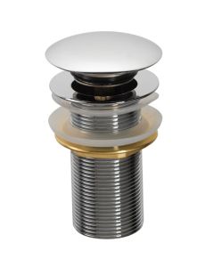 Basin Clicker Waste Unslotted Chrome