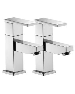 Bloque Basin Pillar Taps (Pair)