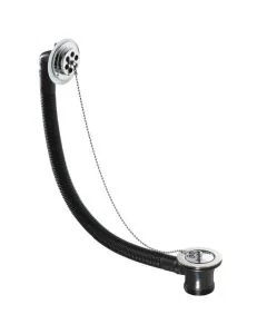 Standard Bath Waste with Brass Plug and Chain