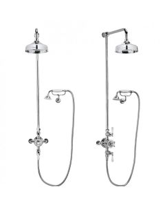 Belgravia Shower with 200mm Head and Handset on Cradle Bracket