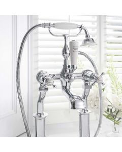 Belgravia Crosshead Floor Standing Bath Shower Mixer