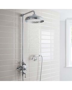 Belgravia Shower with 200mm Head and Handset on Cradle Bracket
