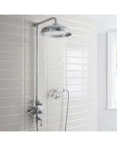 Belgravia Shower with 200mm Head and Handset on Cradle Bracket