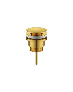 Flova Universal Basin Clicker Waste Brushed Gold