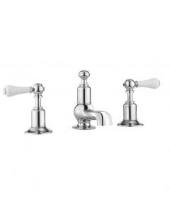 Crosswater Belgravia Lever 3 Hole Basin Set