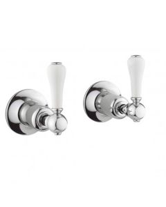 Crosswater Belgravia Lever Wall Stop Taps